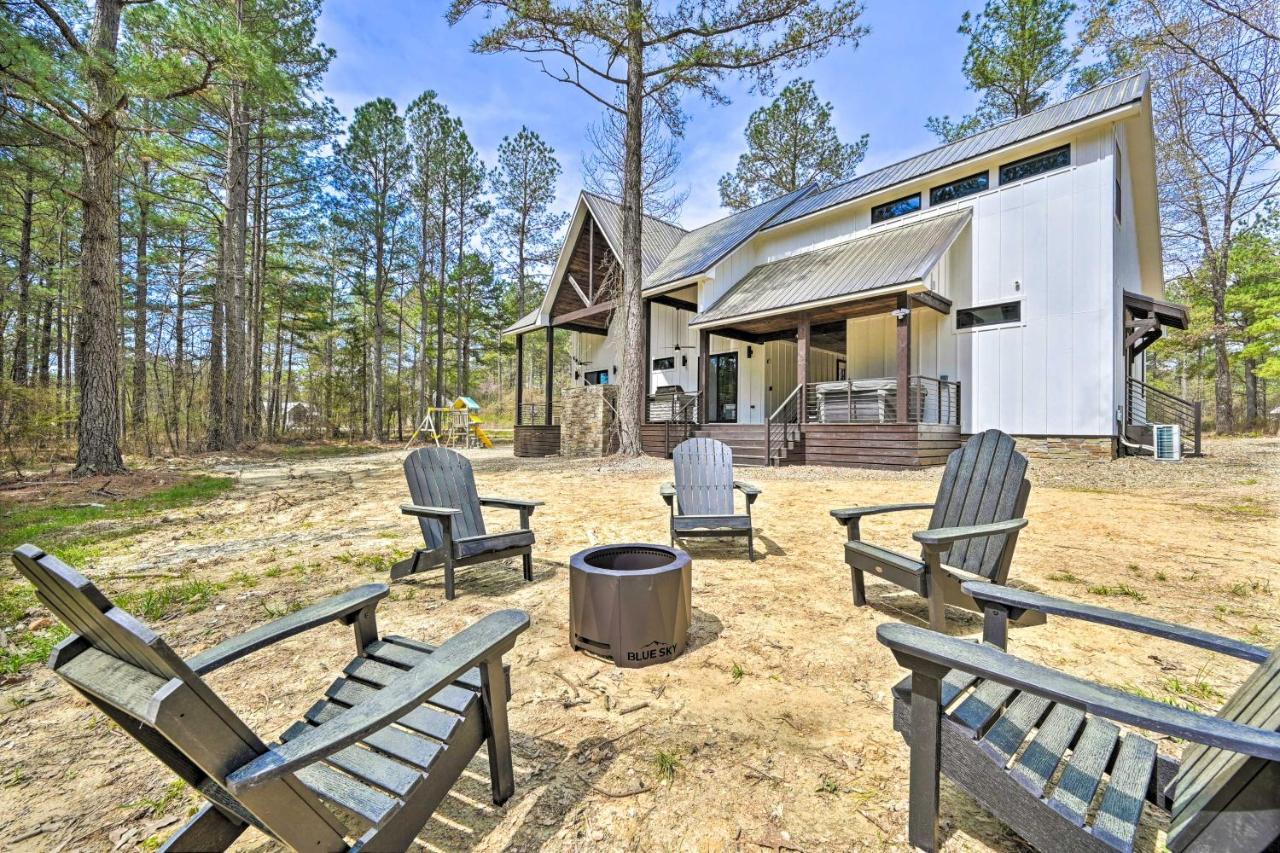 Private Hot Tub, Outdoor Fireplace Broken Bow Gem Exterior photo